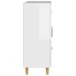 vidaXL Sideboard Hochglanz-Weiß 69,5x34x90 cm Holzwerkstoff vidaXL Sideboard Hochglanz-Weiß 69,5x34x90 cm Holzwerkstoff