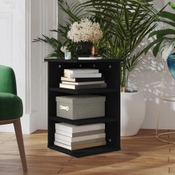 vidaXL Beistellregal Schwarz 35x35x55 cm Holzwerkstoff