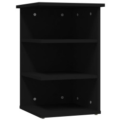 vidaXL Beistellregal Schwarz 35x35x55 cm Holzwerkstoff