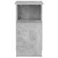 vidaXL Beistelltisch Betongrau 36x30x56 cm Holzwerkstoff vidaXL Beistelltisch Betongrau 36x30x56 cm Holzwerkstoff