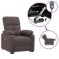 vidaXL Massagesessel Elektrisch Dunkelbraun Stoff vidaXL Massagesessel Elektrisch Dunkelbraun Stoff