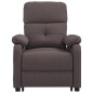 vidaXL Massagesessel Elektrisch Dunkelbraun Stoff vidaXL Massagesessel Elektrisch Dunkelbraun Stoff