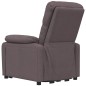 vidaXL Massagesessel Elektrisch Dunkelbraun Stoff vidaXL Massagesessel Elektrisch Dunkelbraun Stoff