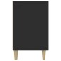 vidaXL Sideboard Schwarz 100x36x60 cm Holzwerkstoff vidaXL Sideboard Schwarz 100x36x60 cm Holzwerkstoff
