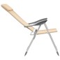 Klappbare Campingstühle 2 Stk. Aluminium Creme Klappbare Campingstühle 2 Stk. Aluminium Creme