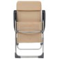 Klappbare Campingstühle 2 Stk. Aluminium Creme Klappbare Campingstühle 2 Stk. Aluminium Creme