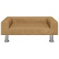 vidaXL Hundebett Braun 70x45x26,5 cm Samt vidaXL Hundebett Braun 70x45x26,5 cm Samt