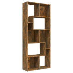 vidaXL Bücherregal Räuchereiche 67x24x161 cm Holzwerkstoff