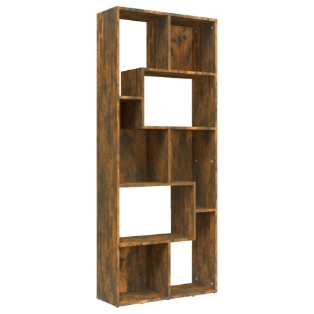 vidaXL Bücherregal Räuchereiche 67x24x161 cm Holzwerkstoff