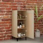 vidaXL Sideboard Sonoma-Eiche 34,5x34x90 cm Holzwerkstoff vidaXL Sideboard Sonoma-Eiche 34,5x34x90 cm Holzwerkstoff