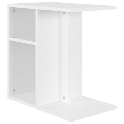 vidaXL Beistelltisch Weiß 50x30x50 cm Holzwerkstoff