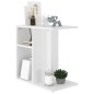 vidaXL Beistelltisch Weiß 50x30x50 cm Holzwerkstoff vidaXL Beistelltisch Weiß 50x30x50 cm Holzwerkstoff