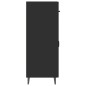 vidaXL Sideboard Schwarz 69,5x34x90 cm Holzwerkstoff vidaXL Sideboard Schwarz 69,5x34x90 cm Holzwerkstoff