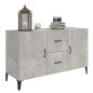 vidaXL Sideboard Betongrau 100x36x60 cm Holzwerkstoff vidaXL Sideboard Betongrau 100x36x60 cm Holzwerkstoff