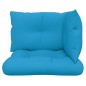 vidaXL Palettenkissen 3-tlg. Blau Stoff vidaXL Palettenkissen 3-tlg. Blau Stoff