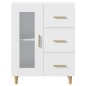 vidaXL Sideboard Weiß 69,5x34x90 cm Holzwerkstoff vidaXL Sideboard Weiß 69,5x34x90 cm Holzwerkstoff