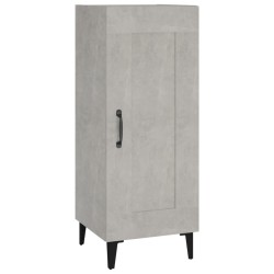 vidaXL Sideboard Betongrau 34,5x34x90 cm Holzwerkstoff
