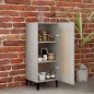 vidaXL Sideboard Betongrau 34,5x34x90 cm Holzwerkstoff vidaXL Sideboard Betongrau 34,5x34x90 cm Holzwerkstoff