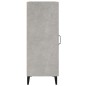 vidaXL Sideboard Betongrau 34,5x34x90 cm Holzwerkstoff vidaXL Sideboard Betongrau 34,5x34x90 cm Holzwerkstoff