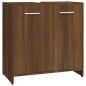 vidaXL Badezimmerschrank Braun Eichen-Optik 60x33x60 cm Holzwerkstoff vidaXL Badezimmerschrank Braun Eichen-Optik 60x33x60 cm Holzwerkstoff