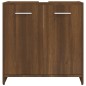 vidaXL Badezimmerschrank Braun Eichen-Optik 60x33x60 cm Holzwerkstoff vidaXL Badezimmerschrank Braun Eichen-Optik 60x33x60 cm Holzwerkstoff