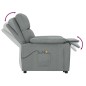 vidaXL Massagesessel Elektrisch Dunkelgrau Stoff vidaXL Massagesessel Elektrisch Dunkelgrau Stoff