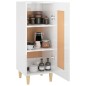 vidaXL Sideboard Hochglanz-Weiß 34,5x34x90 cm Holzwerkstoff vidaXL Sideboard Hochglanz-Weiß 34,5x34x90 cm Holzwerkstoff