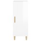 vidaXL Sideboard Hochglanz-Weiß 34,5x34x90 cm Holzwerkstoff vidaXL Sideboard Hochglanz-Weiß 34,5x34x90 cm Holzwerkstoff