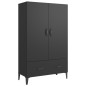 vidaXL Highboard Schwarz 70x31x115 cm Holzwerkstoff vidaXL Highboard Schwarz 70x31x115 cm Holzwerkstoff