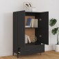 vidaXL Highboard Schwarz 70x31x115 cm Holzwerkstoff vidaXL Highboard Schwarz 70x31x115 cm Holzwerkstoff