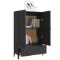 vidaXL Highboard Schwarz 70x31x115 cm Holzwerkstoff vidaXL Highboard Schwarz 70x31x115 cm Holzwerkstoff