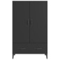 vidaXL Highboard Schwarz 70x31x115 cm Holzwerkstoff vidaXL Highboard Schwarz 70x31x115 cm Holzwerkstoff