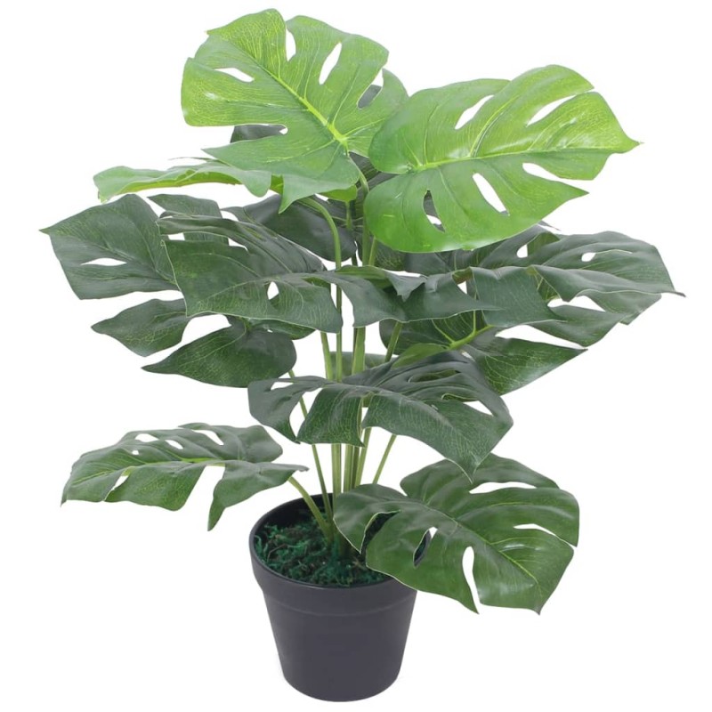 vidaXL Künstliche Monstera-Pflanze mit Topf 45 cm Grün vidaXL Künstliche Monstera-Pflanze mit Topf 45 cm Grün