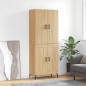 Highboard Sonoma-Eiche 69,5x34x180 cm Holzwerkstoff Highboard Sonoma-Eiche 69,5x34x180 cm Holzwerkstoff