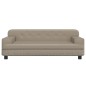 vidaXL Hundebett Cappuccino-Braun 90x53x30 cm Kunstleder vidaXL Hundebett Cappuccino-Braun 90x53x30 cm Kunstleder