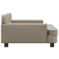 vidaXL Hundebett Cappuccino-Braun 90x53x30 cm Kunstleder vidaXL Hundebett Cappuccino-Braun 90x53x30 cm Kunstleder