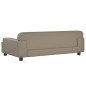 vidaXL Hundebett Cappuccino-Braun 90x53x30 cm Kunstleder vidaXL Hundebett Cappuccino-Braun 90x53x30 cm Kunstleder