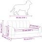 vidaXL Hundebett Schwarz 70x45x30 cm Kunstleder vidaXL Hundebett Schwarz 70x45x30 cm Kunstleder