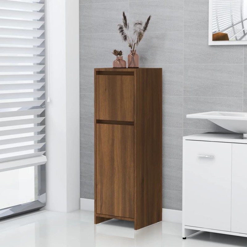 vidaXL Badschrank Braun Eichen-Optik 30x30x95 cm Holzwerkstoff vidaXL Badschrank Braun Eichen-Optik 30x30x95 cm Holzwerkstoff