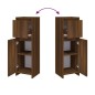 vidaXL Badschrank Braun Eichen-Optik 30x30x95 cm Holzwerkstoff vidaXL Badschrank Braun Eichen-Optik 30x30x95 cm Holzwerkstoff