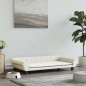 vidaXL Hundebett Creme 100x50x21 cm Samt vidaXL Hundebett Creme 100x50x21 cm Samt
