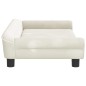 vidaXL Hundebett Creme 100x50x21 cm Samt vidaXL Hundebett Creme 100x50x21 cm Samt