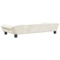 vidaXL Hundebett Creme 100x50x21 cm Samt vidaXL Hundebett Creme 100x50x21 cm Samt