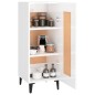 vidaXL Sideboard Hochglanz-Weiß 34,5x34x90 cm Holzwerkstoff vidaXL Sideboard Hochglanz-Weiß 34,5x34x90 cm Holzwerkstoff