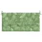 vidaXL Gartenbank-Auflage Blattmuster 120x50x3 cm Oxford-Gewebe vidaXL Gartenbank-Auflage Blattmuster 120x50x3 cm Oxford-Gewebe