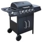 Gasgrill 4+1 Brenner Schwarz Gasgrill 4+1 Brenner Schwarz