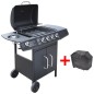 Gasgrill 4+1 Brenner Schwarz Gasgrill 4+1 Brenner Schwarz