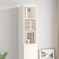vidaXL Wandschrank Hochglanz-Weiß 34,5x32,5x90 cm Holzwerkstoff vidaXL Wandschrank Hochglanz-Weiß 34,5x32,5x90 cm Holzwerkstoff