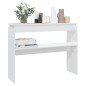 vidaXL Konsolentisch Hochglanz-Weiß 102x30x80 cm Holzwerkstoff vidaXL Konsolentisch Hochglanz-Weiß 102x30x80 cm Holzwerkstoff