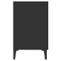 vidaXL Sideboard Schwarz 100x36x60 cm Holzwerkstoff vidaXL Sideboard Schwarz 100x36x60 cm Holzwerkstoff